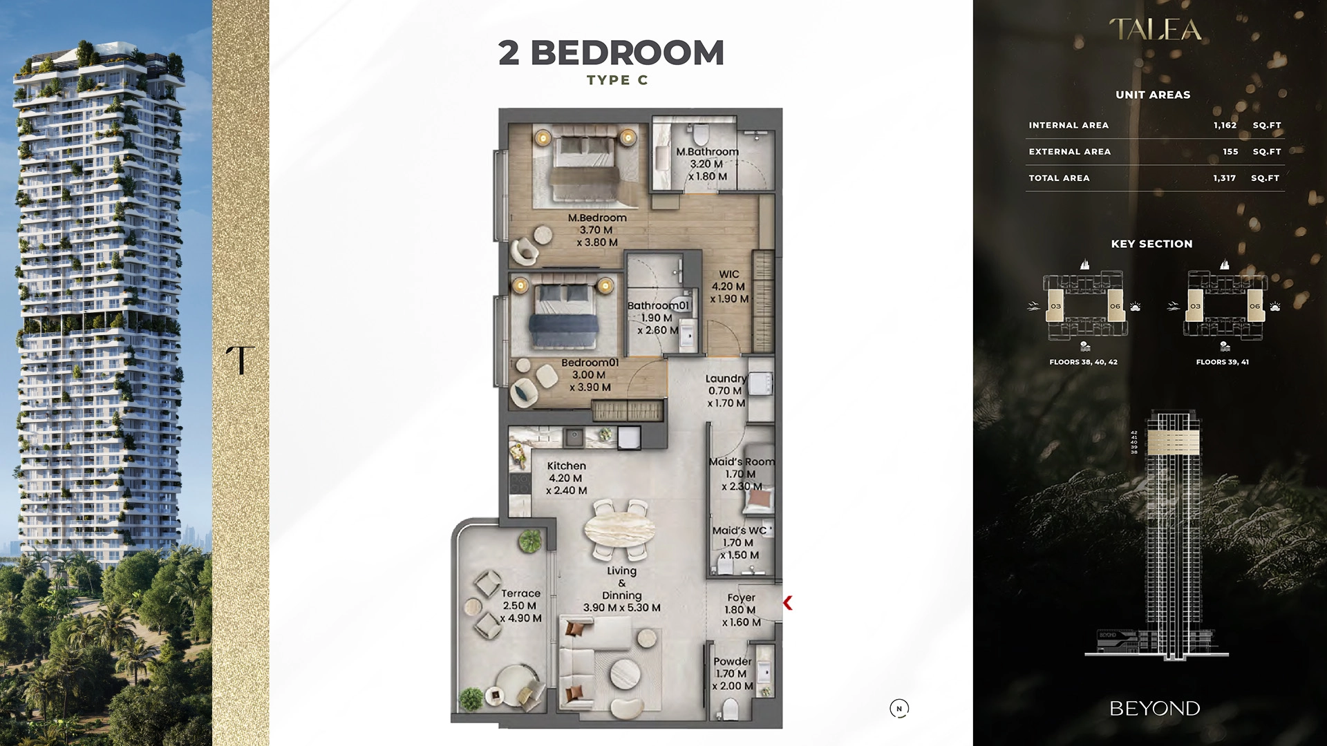 2 BR - Type B